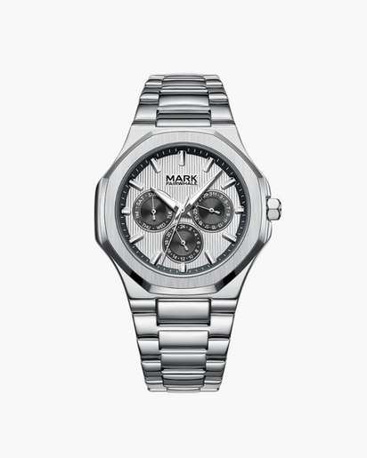 Premium Stainless Steel Waterproof Watch - Durable, Stylish, and Adjustable