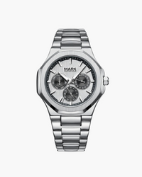Premium Stainless Steel Waterproof Watch - Durable, Stylish, and Adjustable