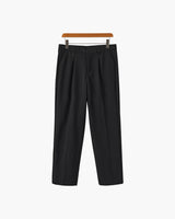 Old Money Paris Wide Fit Pantalon: Relaxed Tailoring, Cotton Blend, Pockets