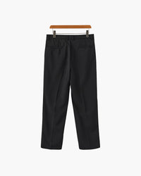 Old Money Paris Wide Fit Pantalon: Relaxed Tailoring, Cotton Blend, Pockets