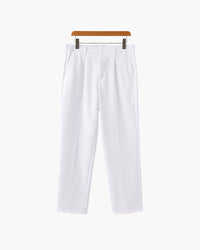 Old Money Paris Wide Fit Pantalon: Relaxed Tailoring, Cotton Blend, Pockets