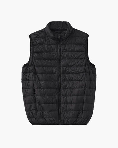 Men's Lightweight Insulated Puffer Gilet Vest - Warm, Versatile, Stylish Layer