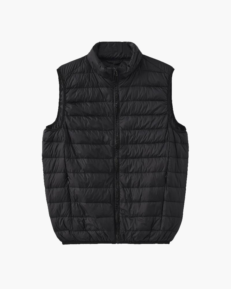 Men's Lightweight Insulated Puffer Gilet Vest - Warm, Versatile, Stylish Layer