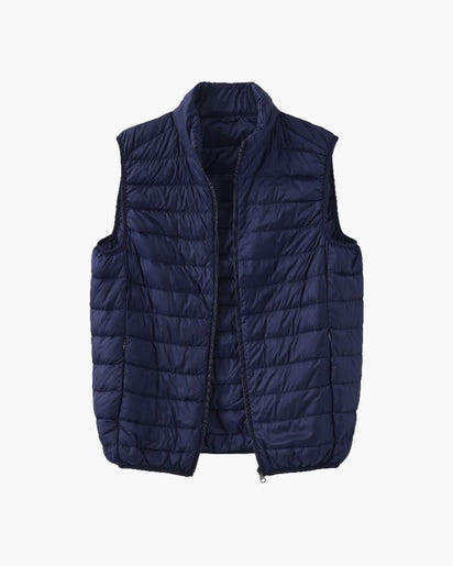 Men's Lightweight Insulated Puffer Gilet Vest - Warm, Versatile, Stylish Layer