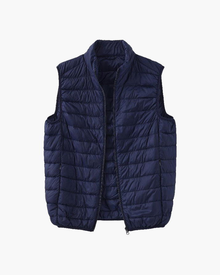 Men's Lightweight Insulated Puffer Gilet Vest - Warm, Versatile, Stylish Layer