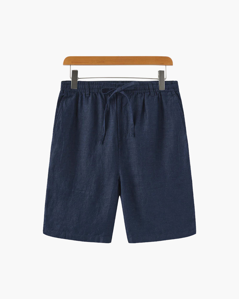 Casablanca Men's Premium Linen Shorts: Lightweight, Breathable for Effortless Summer Comfort