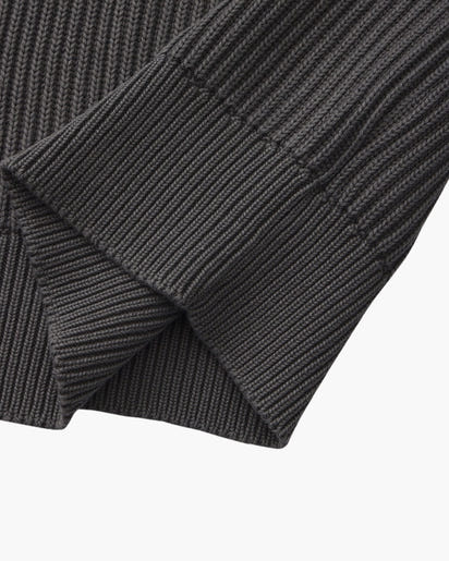 Classic Men's Rib Knit Crewneck Sweater - Soft Wool Blend Luxury Apparel