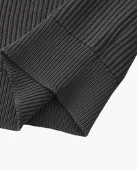 Classic Men's Rib Knit Crewneck Sweater - Soft Wool Blend Luxury Apparel