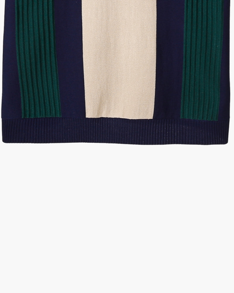 Tivoli Men's Half-Zip Short-Sleeve Knit Shirt - Viscose-Polyester Blend