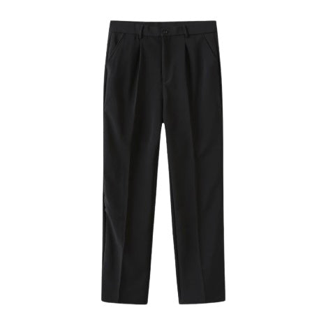 Mayfair Night Autumn Outfit: Zipped Cable Knit Sweater & Fitted Trousers Bundle