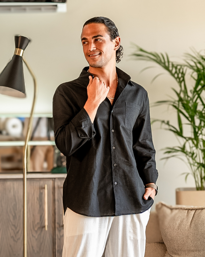 Cape Town 100% Linen Shirt - Lightweight, Breathable, Effortless Summer Style
