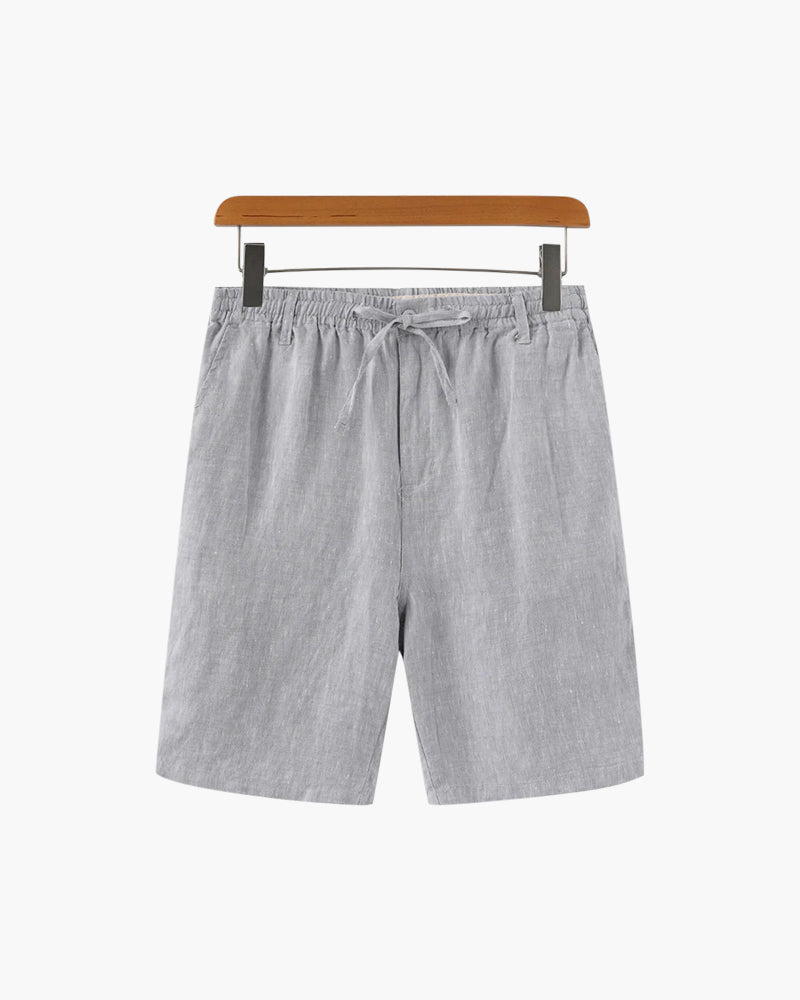 Casablanca Men's Premium Linen Shorts: Lightweight, Breathable for Effortless Summer Comfort