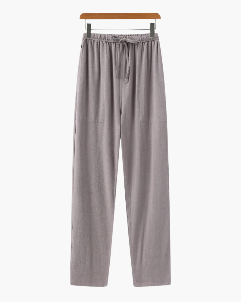 Marrakech Men's Slim Fit Linen Pants: Lightweight, Breathable, Stylish Comfort