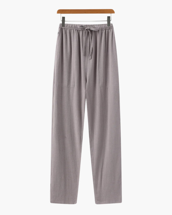 Marrakech Men's Slim Fit Linen Pants: Lightweight, Breathable, Stylish Comfort