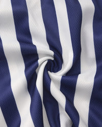 Men's Tide Striped Quick-Dry Swim Briefs with Supportive Elastic Waistband