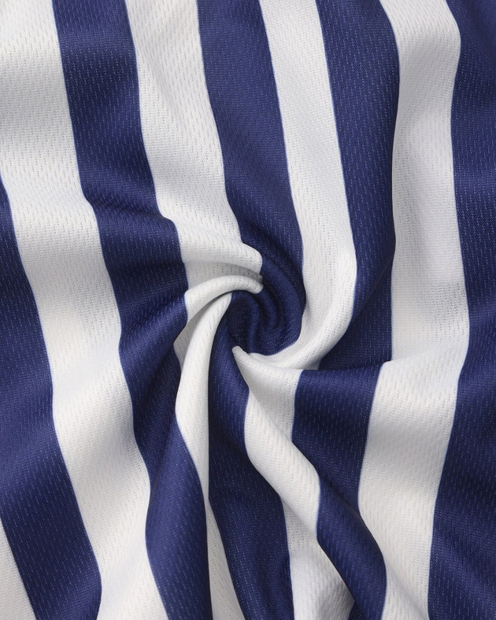 Men's Tide Striped Quick-Dry Swim Briefs with Supportive Elastic Waistband