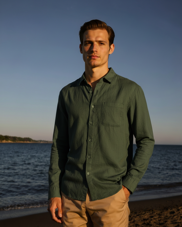 Cape Town 100% Linen Shirt - Lightweight, Breathable, Effortless Summer Style