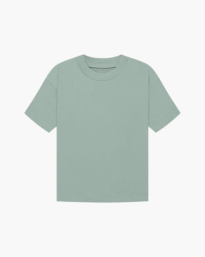 Premium Solid Cotton Blend T-Shirt: Classic Round Neck, Half Sleeve, Versatile Style