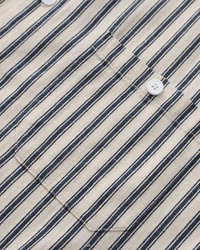 Classic Vertical Stripe Men's Tailored Fit Shirt - Premium Cotton Blend