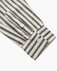 Classic Vertical Stripe Men's Tailored Fit Shirt - Premium Cotton Blend