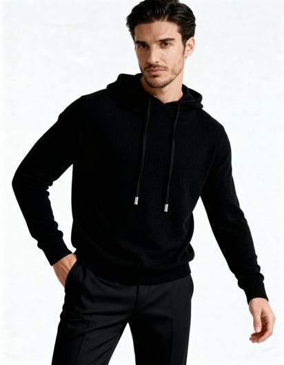 Ultra-Soft 100% Cashmere Hoodie for Luxurious Comfort & Effortless Style