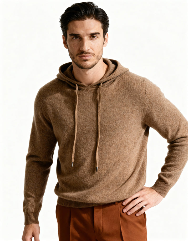 Ultra-Soft 100% Cashmere Hoodie for Luxurious Comfort & Effortless Style