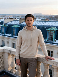 Ultra-Soft 100% Cashmere Hoodie for Luxurious Comfort & Effortless Style