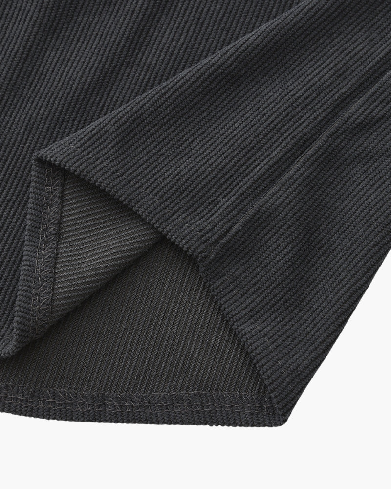 Luxurious Riviera Velvet Cord Set: Stylish Relaxed-Fit Shirt & Drawstring Shorts