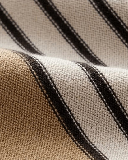 Men's Monte Carlo Striped Knit Polo Shirt - Breathable, Classic, Summer Style