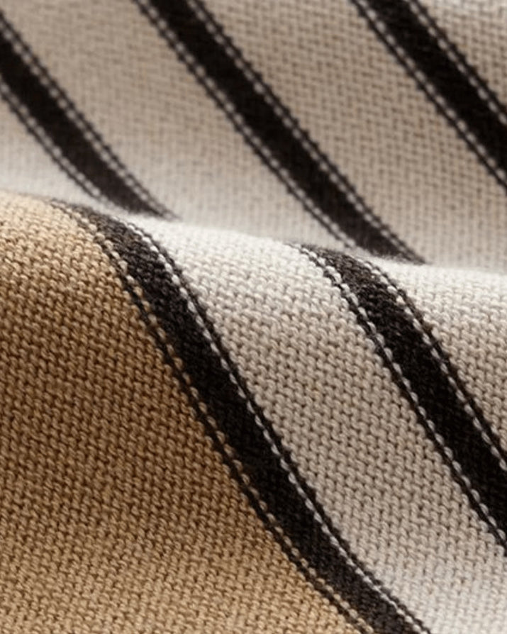 Men's Monte Carlo Striped Knit Polo Shirt - Breathable, Classic, Summer Style