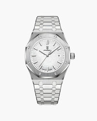 Santorini Elite Men's Quartz Watch: Timeless Elegance, Precision, Water-Resistant, Date Display