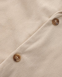 Luxurious Riviera Velvet Cord Set: Stylish Relaxed-Fit Shirt & Drawstring Shorts