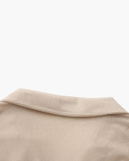 Luxurious Riviera Velvet Cord Set: Stylish Relaxed-Fit Shirt & Drawstring Shorts