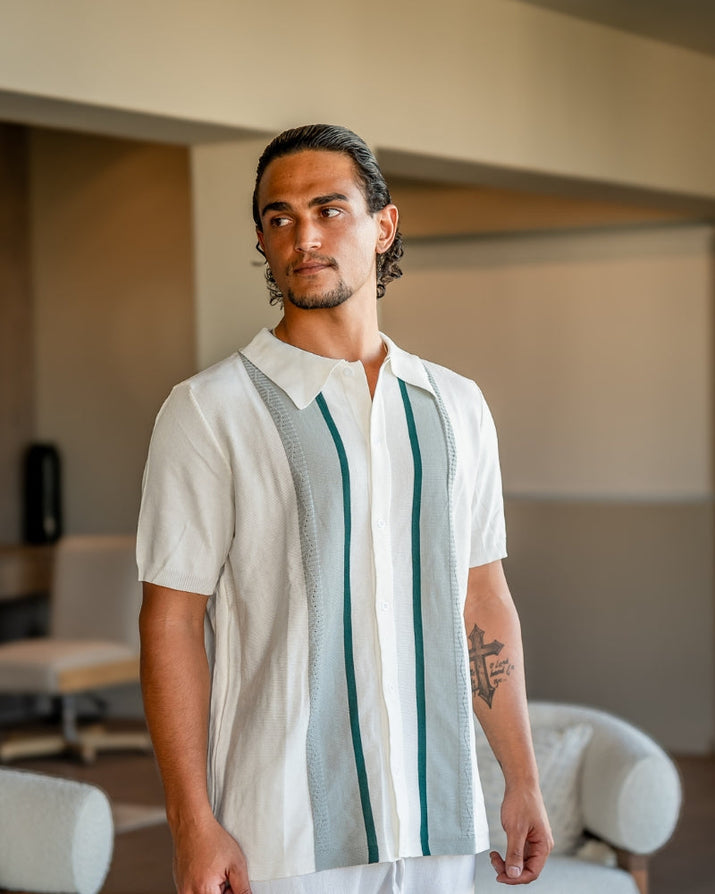 Bradford Premium Cotton Blend Polo Knit - Breathable, Tailored, Elegant Style