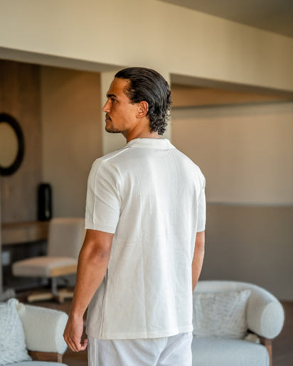 Bradford Premium Cotton Blend Polo Knit - Breathable, Tailored, Elegant Style