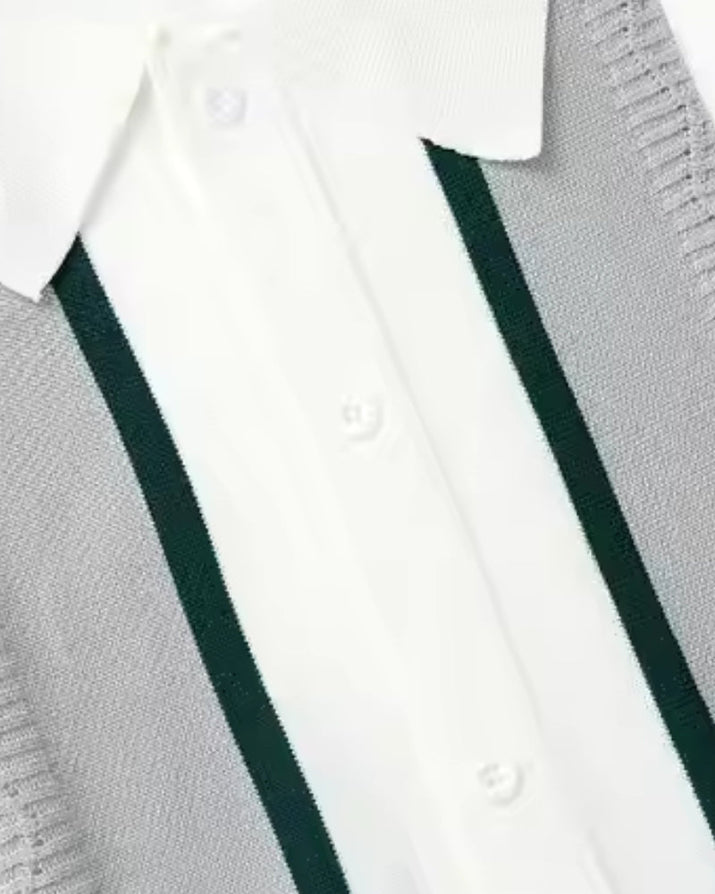 Bradford Premium Cotton Blend Polo Knit - Breathable, Tailored, Elegant Style