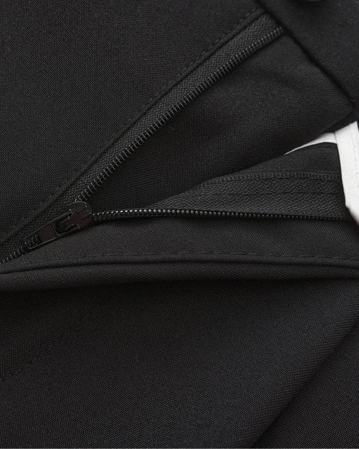 Old Money Paris Wide Fit Pantalon: Relaxed Tailoring, Cotton Blend, Pockets