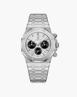 Elegant Athens Chronograph Watch: Stainless Steel, Precision Timekeeping, Luminous Dial