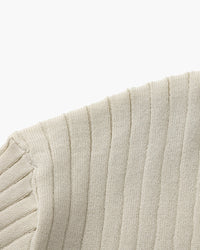 Men's Premium Ribbed Knit Polo Shirt: Classic Style, Relaxed Fit