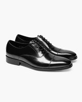 Men's Classic Leather Loafers: Elegant Slip-On Comfort Dress Shoes