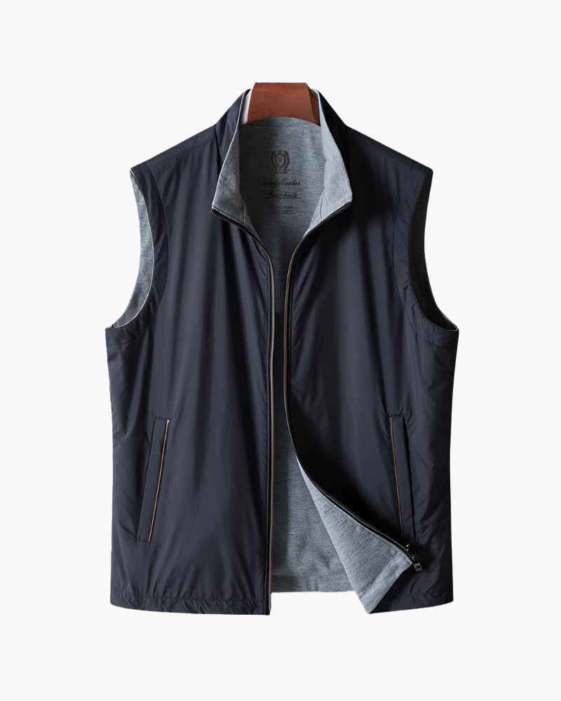 Men's Slim Fit Fleece Bodywarmer Vest - Lightweight Warmth & Style