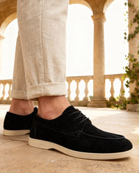 Men's Premium Suede Lace-Up Dress Casual Shoes - Ultimate Style & Comfort