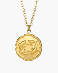 Elegant Gold Zodiac Sign Necklace - Personalized Constellation Astrology Charm Jewelry