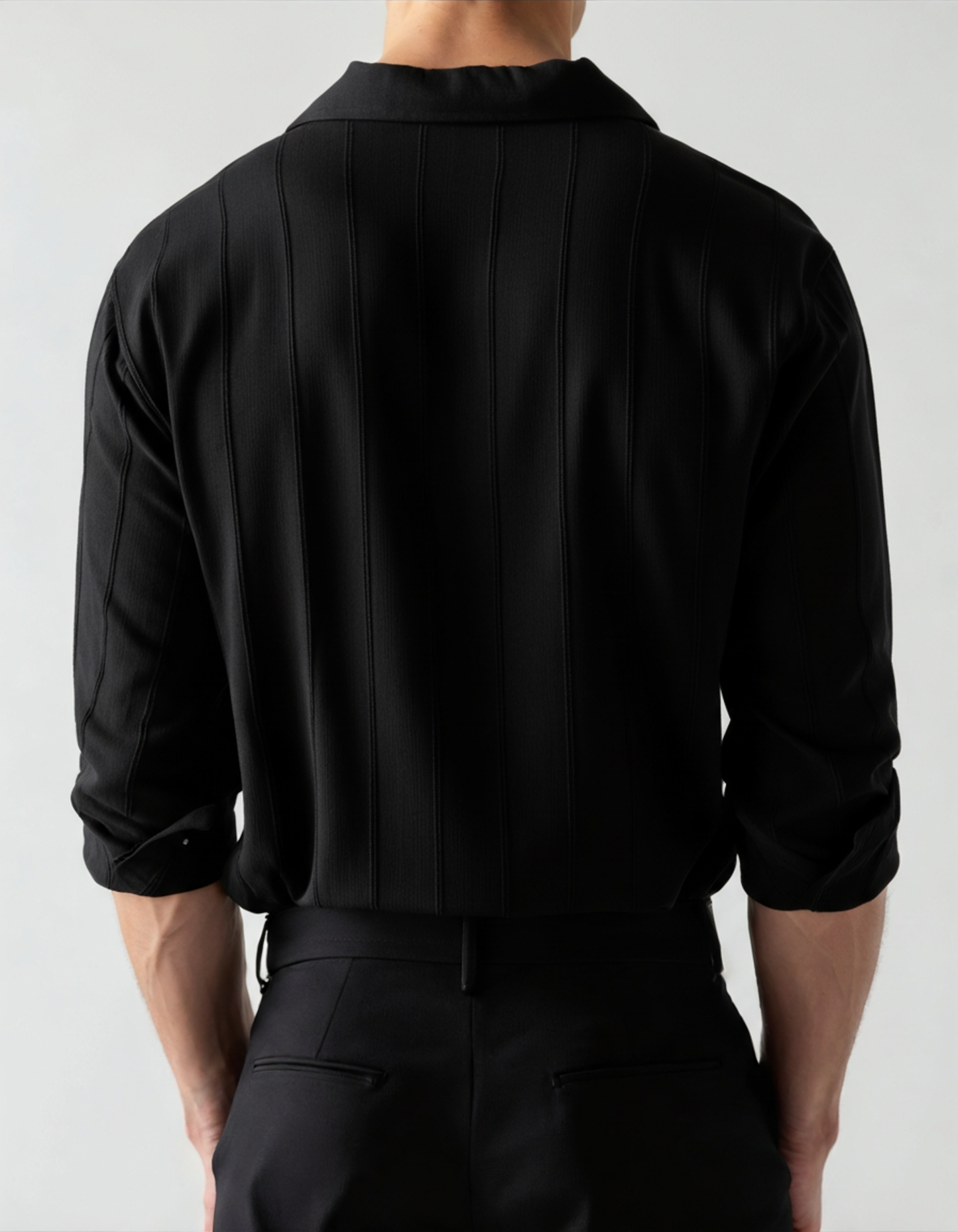 Men's St. Tropez Ribbed Knit Shirt - Stylish Casual Comfort