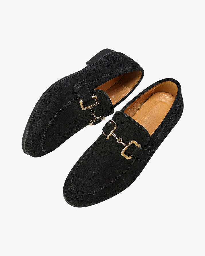 Men's Premium Suede Slip-On Loafers: Elegant Comfort & Timeless Style