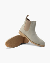 Men's Luxury Leather Suede Chelsea Boots - Elegant Slip-On Footwear Style
