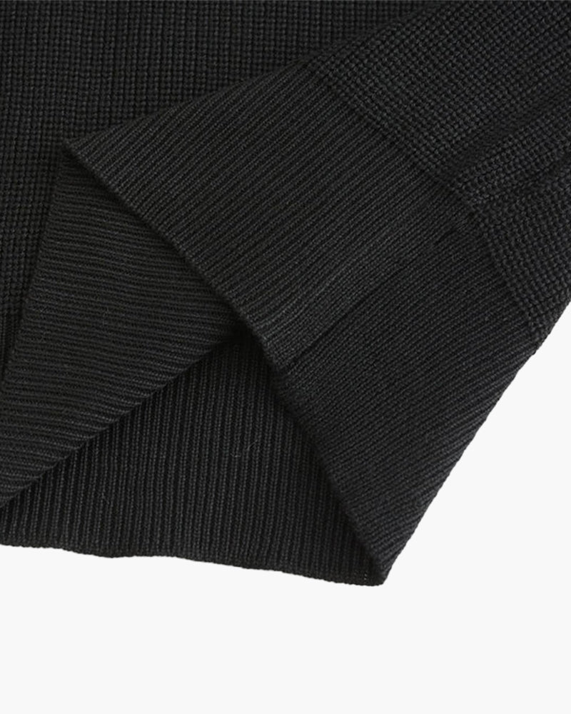 Men's Cesare Half Zip Knitted Sweater - Premium Cotton for Winter Style