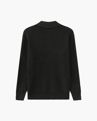 Men's Cesare Half Zip Knitted Sweater - Premium Cotton for Winter Style