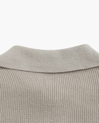 Men's Cesare Half Zip Knitted Sweater - Premium Cotton for Winter Style