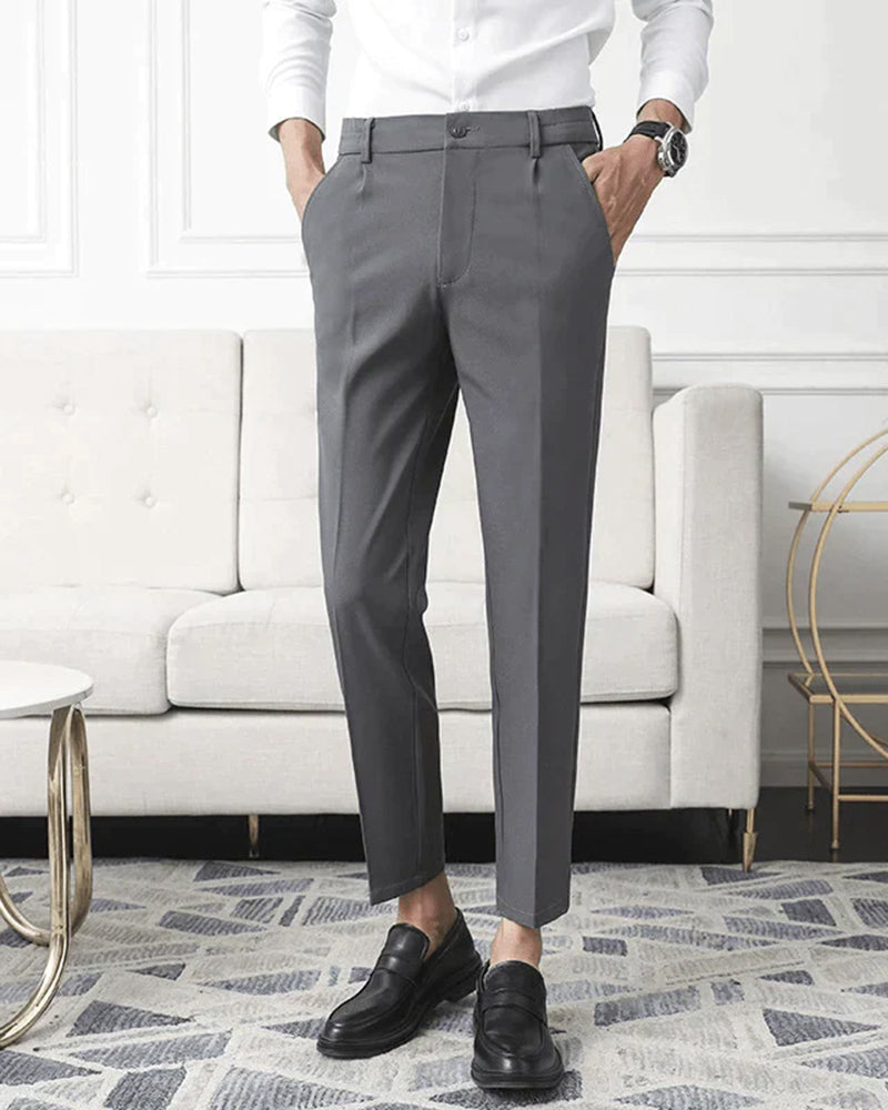 Augusto Men's Premium Stretch Fabric Dress Pants - Comfort & Style